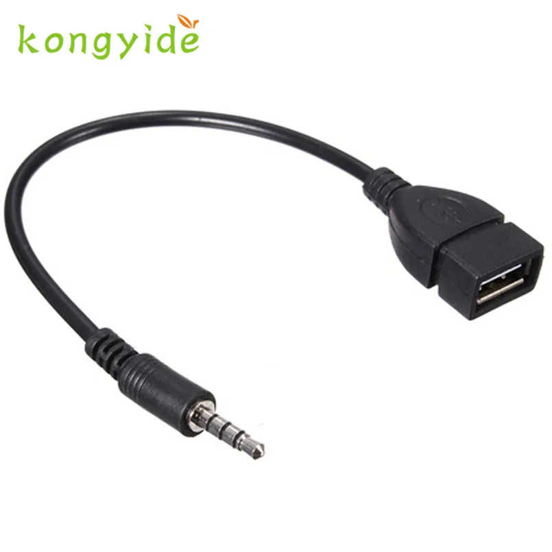 3.5mm Male Audio AUX Jack to USB 2.0 
