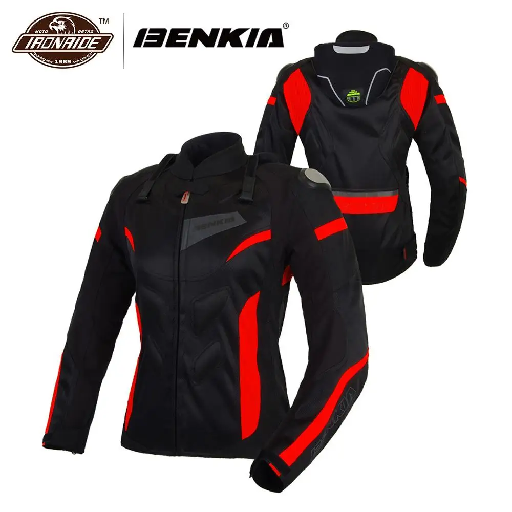 BENKIA Motorcycle Jackets Women 