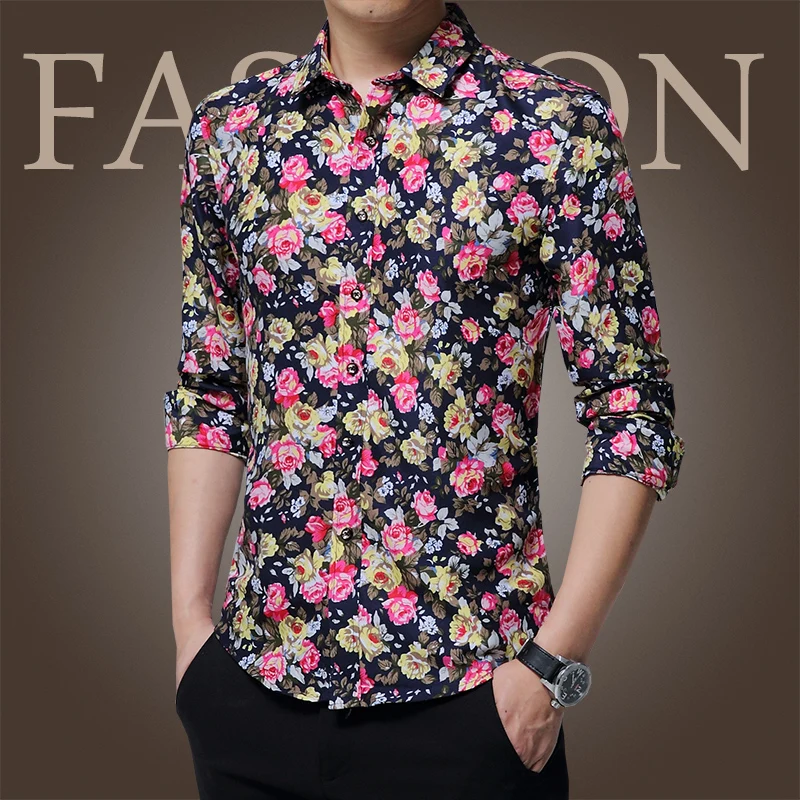 Flower shirt image Clearance