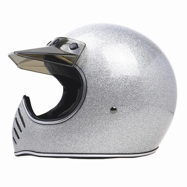 Flash color Vintage helmet MOTO 