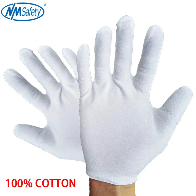 white ceremonial gloves