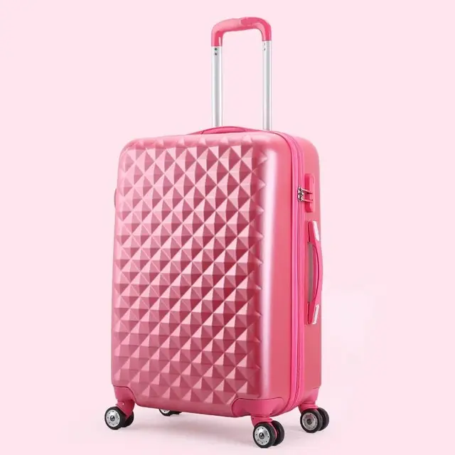 cute pink suitcase