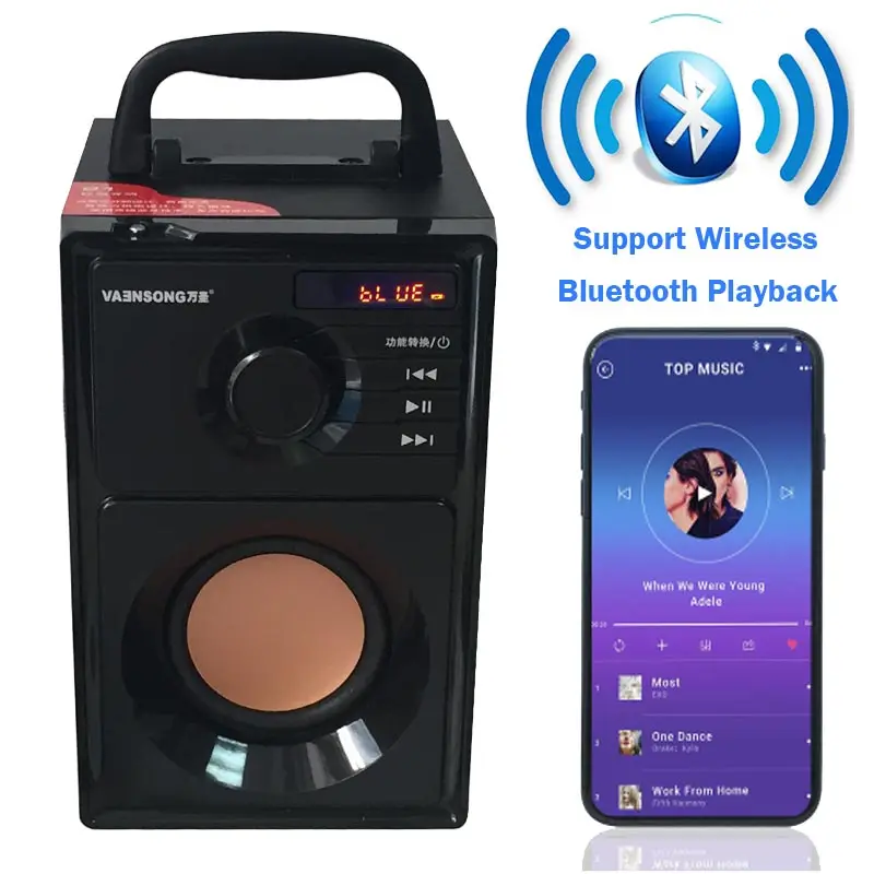 portable bluetooth speakers with fm radio