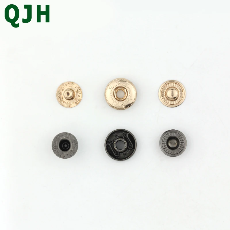 KAOBUY Leather Snap Fasteners Kit,10mm 12mm 15mm Metal Button