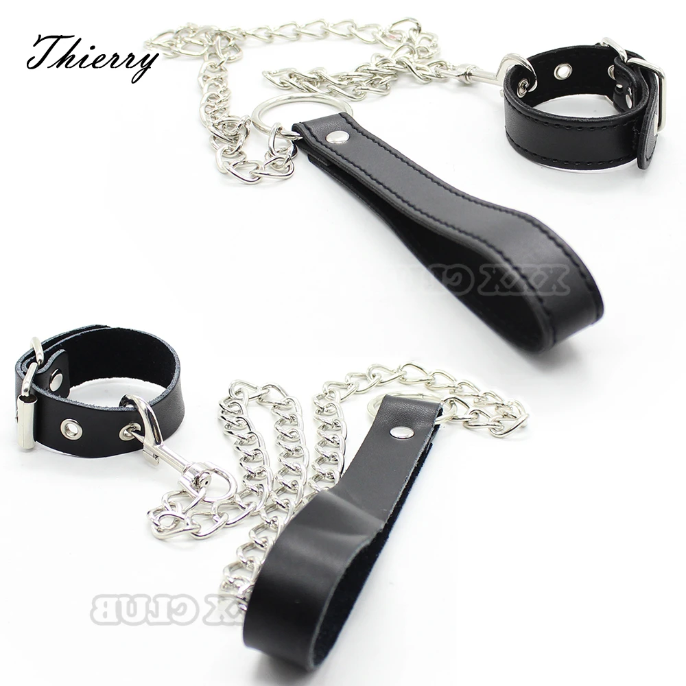 Купить Секс товары | Thierry Adjustable Leather Penis Ring Cock Cage With  Metal Leashes Male Chastity Devices Sex Toys For GAY Adult game Cock Ring