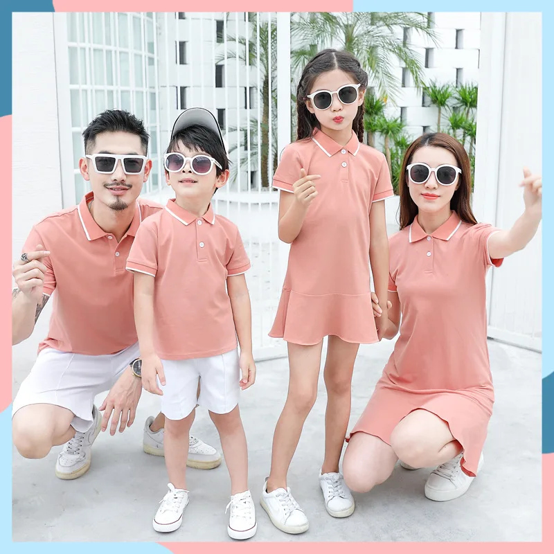 matching polo outfits for family