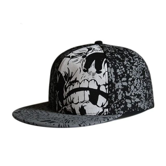 Full close hip hop skull cap whole 