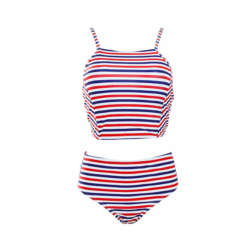 2022 New High Neck Bikinis Women Swimwear High Waist Swimsuit