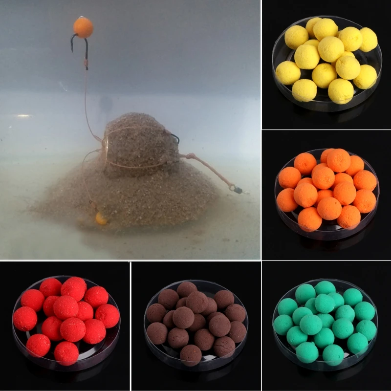 Αγορά Ψάρεμα  Fishing Float Beads Floating Ball Beads Feeder Carp Fishing  Baits Smell Lures 7 Flavours 15g 10mm Multi-flavor