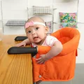 Portable Baby Dining Chair Children Travel Chair Seats Fast Hook On Table Chairs Foldable Infant Eating Feeding Highchairs preview-2