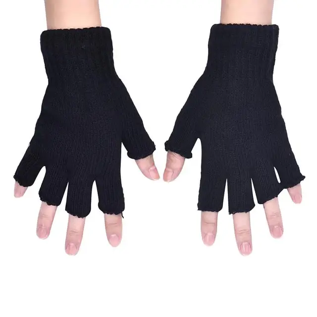 half fingerless gloves