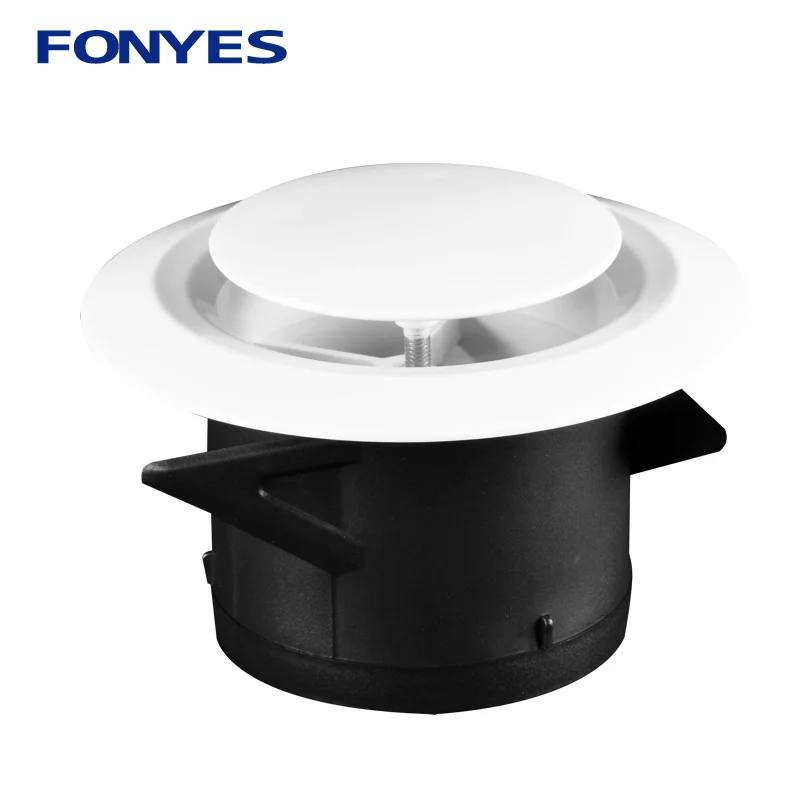 100-180mm Round Pipe Draft Blocker Backdraft Damper One Way Ventilation Fan  Air Duct Check Valve Kitchen Ventilation Grill