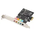 New PCI Express x1 PCI-E 5.1ch CMI8738 Chipset Audio Digital Sound Card NEW Wholesale Solid capacitors pcie sound card 5.1 preview-1