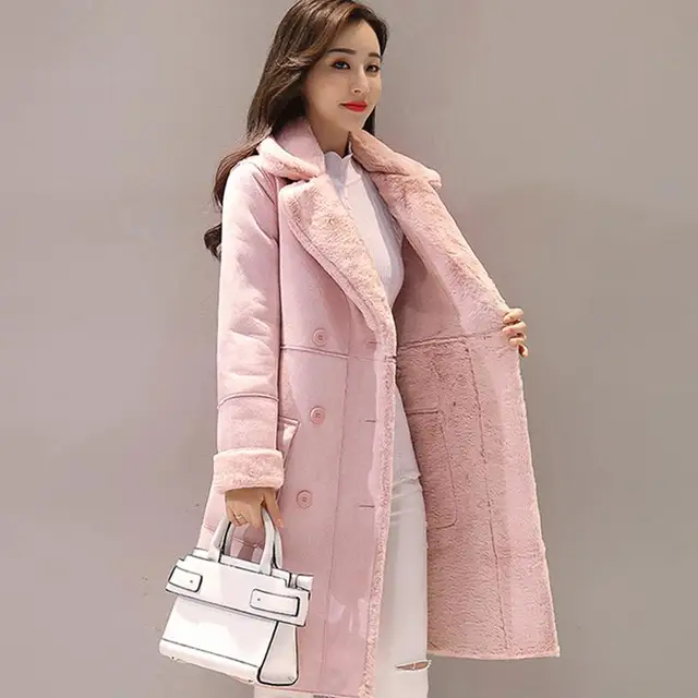 קנו ז'קטים | Women Suede Fur Winter 