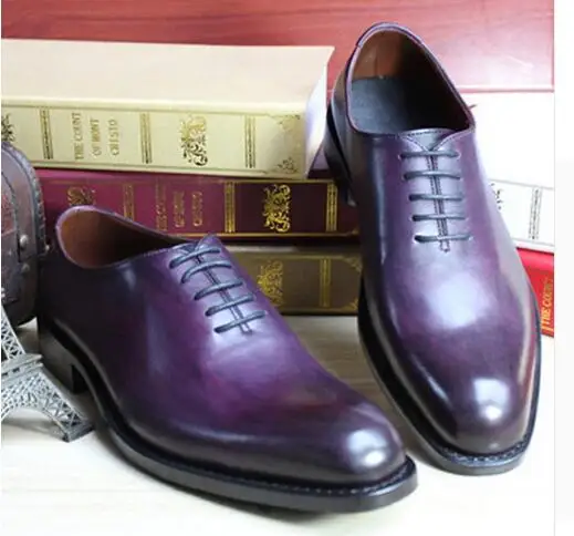 mens purple wedding shoes