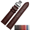Hot sale Watchband ,High-quality Leather, Watch Accessories 18mm 19mm 20mm 21mm 22mm Strap Belt Free shipping preview-4