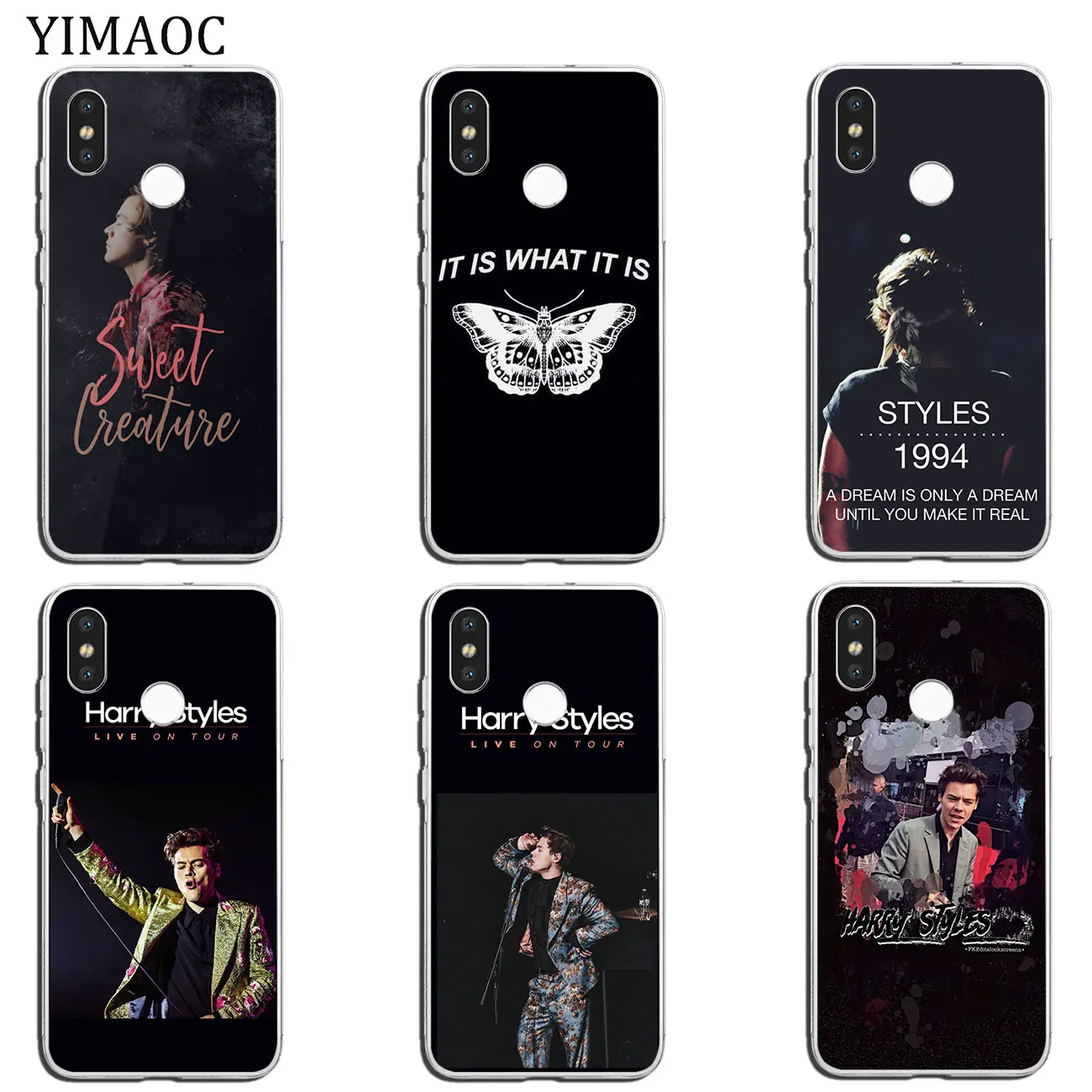 Agora A3esoyar Kinhtwn One Direction Tattoos Harry Styles Soft Case For Xiaomi Mi Redmi 8a 7a 6a 5a 4x Note 8 7 6 Pro 5 Plus Cover