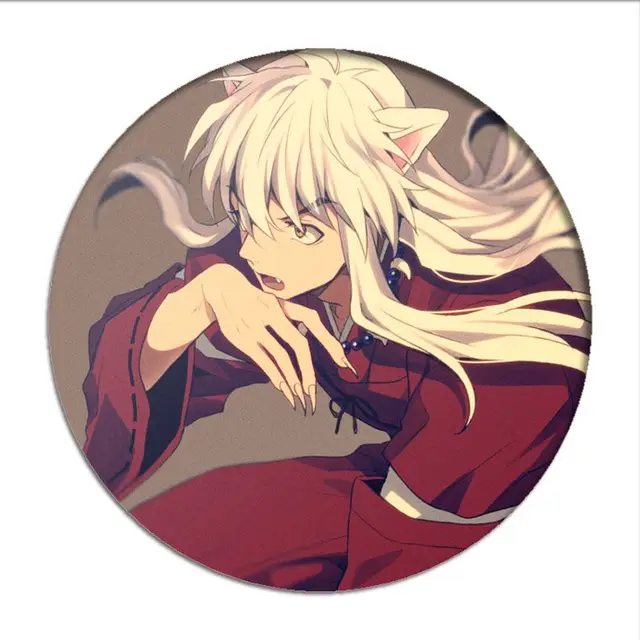 Hanyou no Yashahime Moroha Rin InuYasha Higurashi Towa Badge Brooch anchor  Peripherals Pin Anime Backpack Decoration - AliExpress