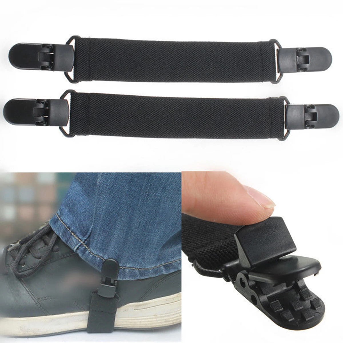 1PC Reflective Trousers Bands Clips Strap Bike Cycling Ankle Leg