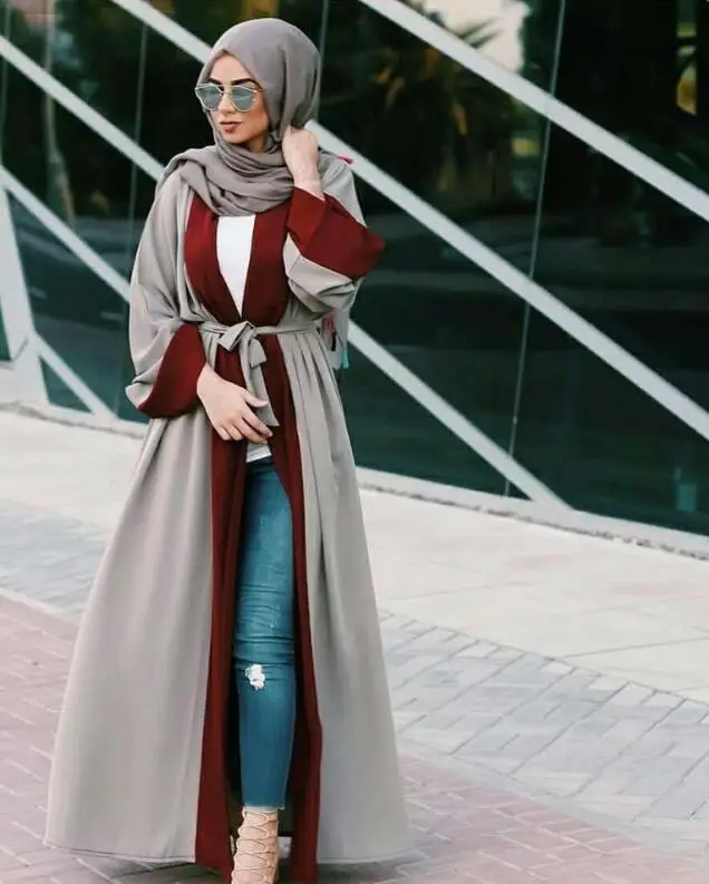 long abaya cardigan