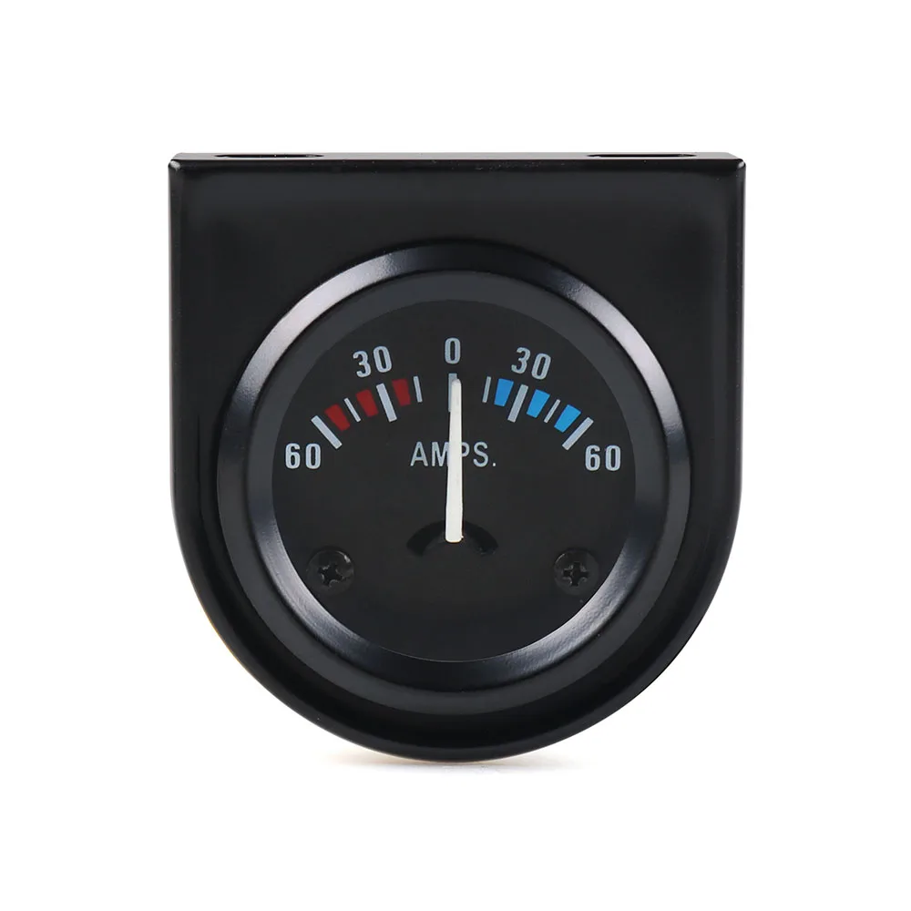 2Inch 52mm Car AMPS Meter 60-0-60A Ammeter White LED Light AMPS Gauge Car Meter TT101263-animated-img