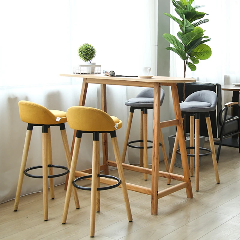 wooden bar chair design