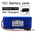 12v 18650 Lithium-ion Battery Pack 12A Protection plate 12000mAh Hunting lamp xenon Fishing Lamp USE+12.6v 3A charger preview-1