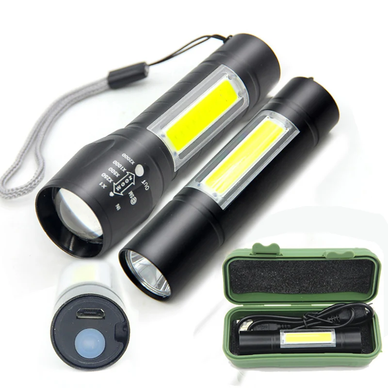 led flashlight with usb charger