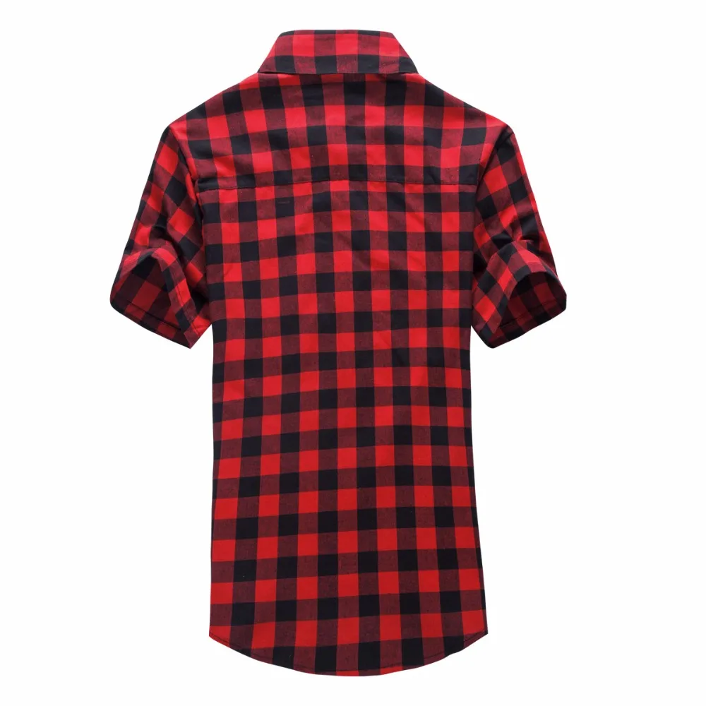black checkerboard shirt