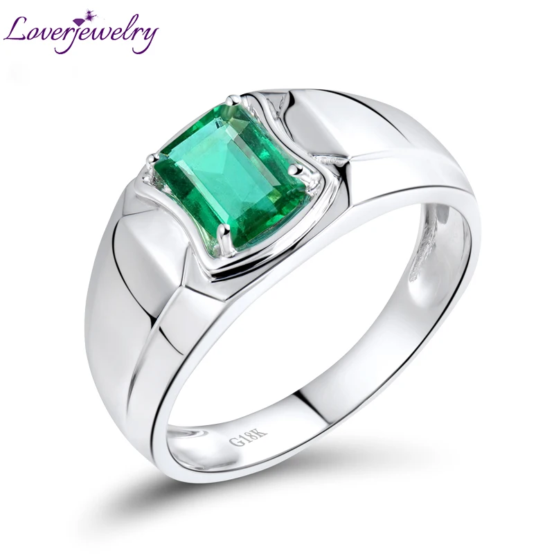 Natural Emerald Ring in 18 Karat Gold Jyoti Ring For Sale at 1stDibs | real  emerald watch, real emerald rings