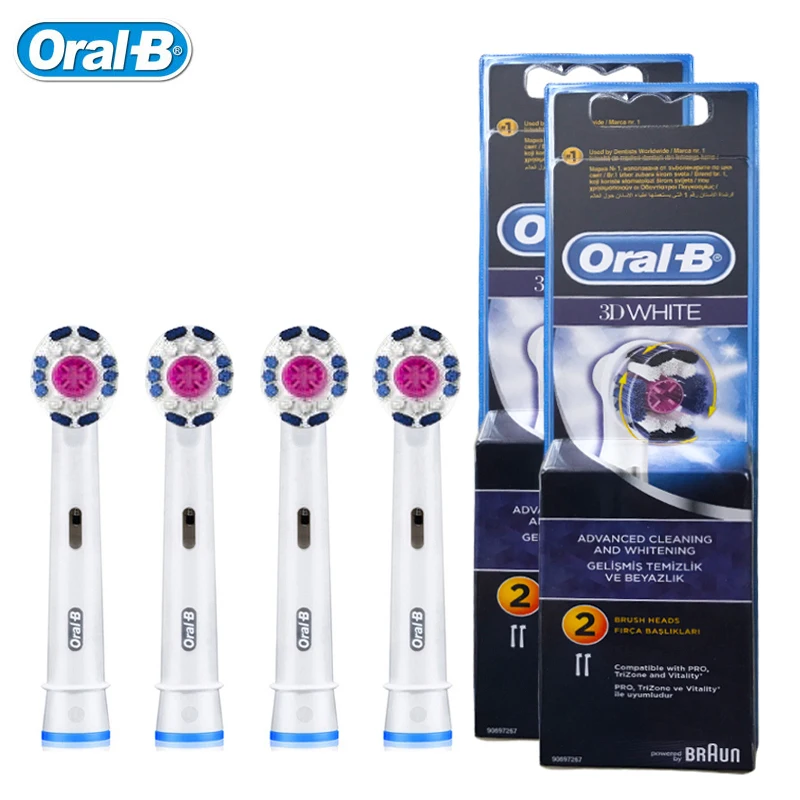 oral b 3d white electric toothbrush heads