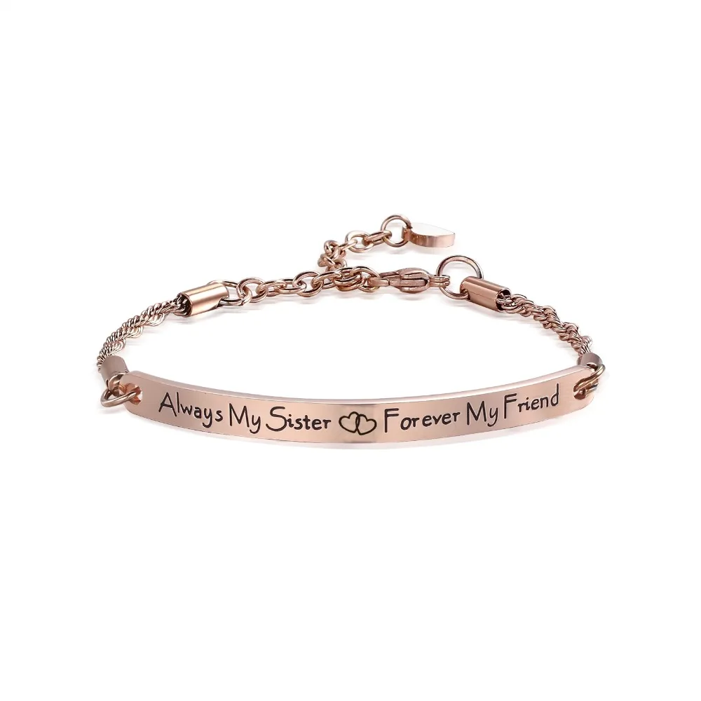 Friendship Sister Bracelets Bangle Gift 
