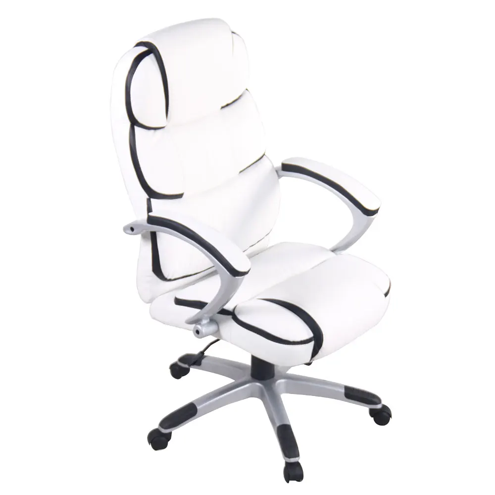 white computer chair no wheels