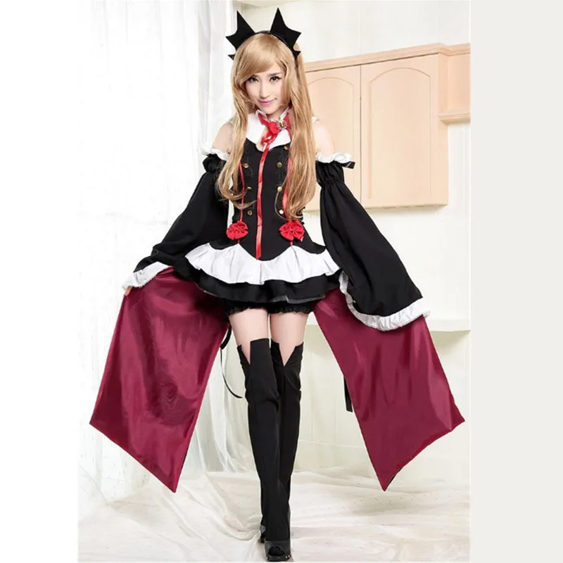 COSPLAYYL Halloween Vampire Costume Adults Anime Game Cosplay Club Stage  Performance Costume Black-XL : Amazon.co.uk: Toys & Games