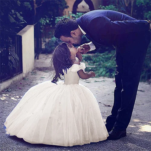 cinderella flower girl dress