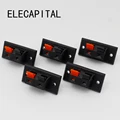 2017 Hot 5 Pcs 2 Positions Connector Terminal Push in Jack Spring Load Audio Speaker Terminals preview-2