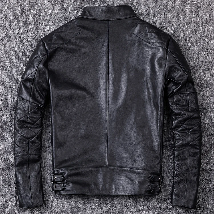 black slim cowhide clothes