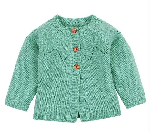 baby girl green cardigan