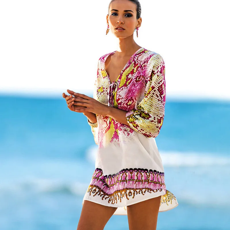 womens beach cover up dress