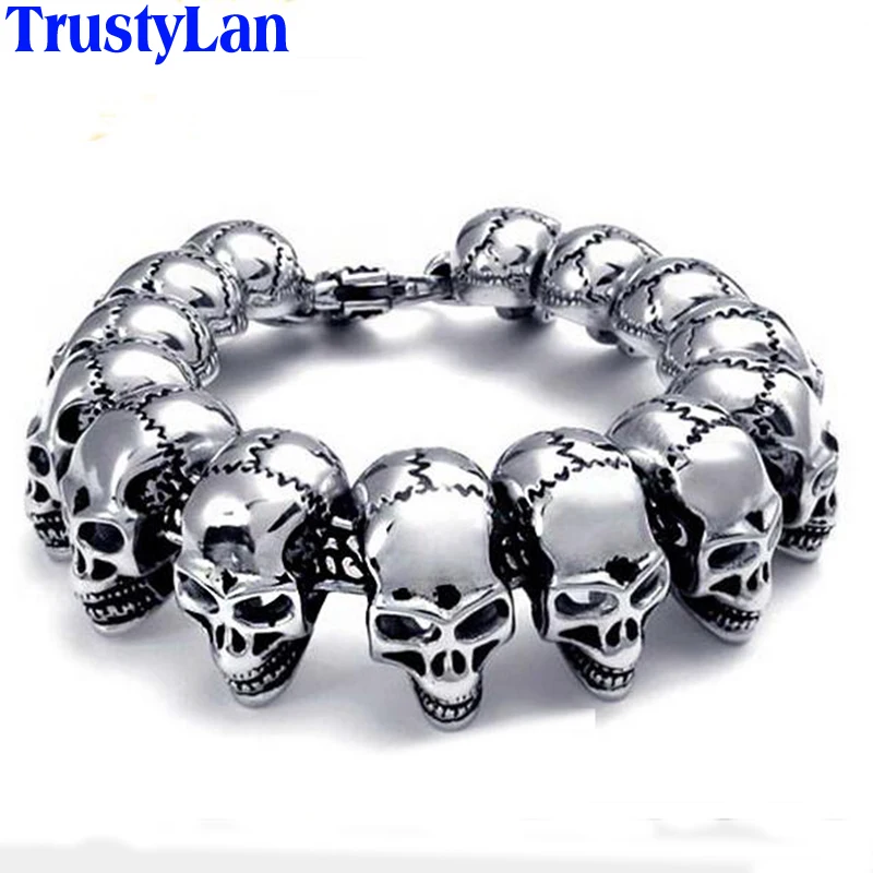 stainless steel skull jewelry