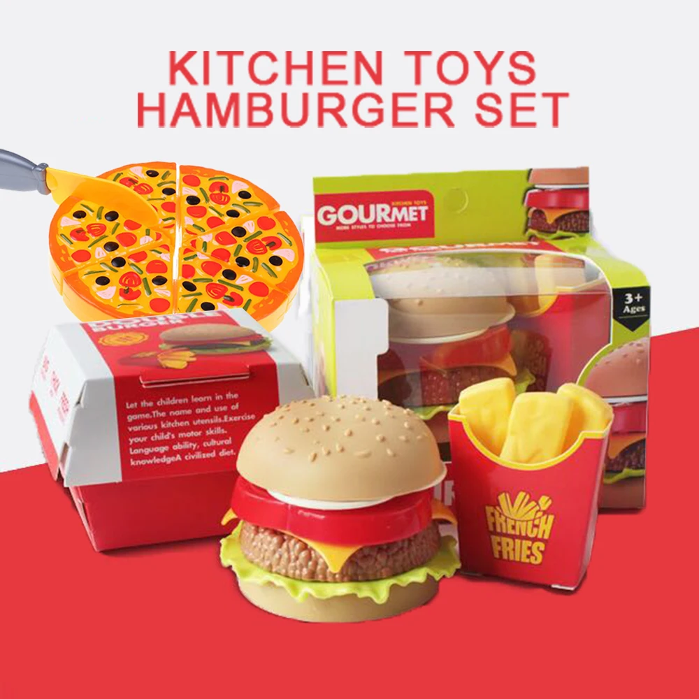 hamburger toy set