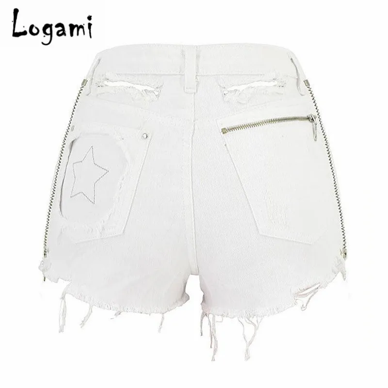 High Waist Jeans Shorts Women Both Size 