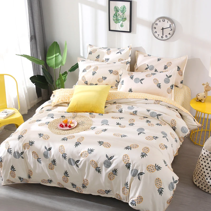 pineapple doona cover