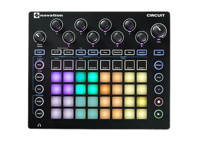 novation circuit midi controller