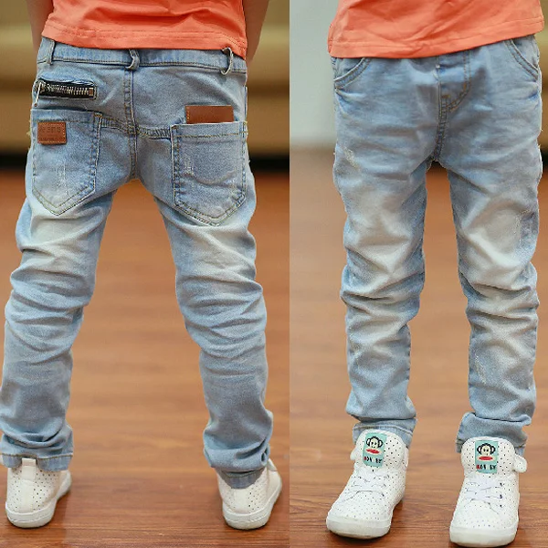 Kids Pants Big Boys Stretch Joker Jeans 
