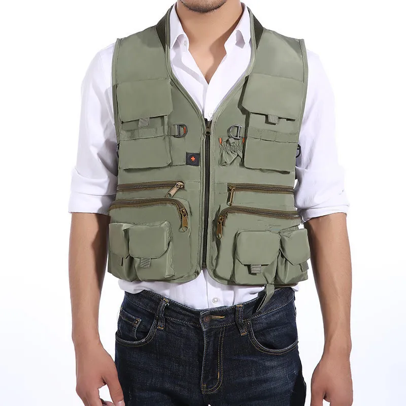 Outdoor Fishing Vest Waterproof Men 