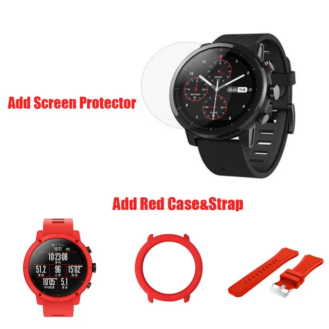 קנו אלקטרוניקה חכמה | Huami Amazfit Stratos 2 Amazfit Smartwatch with GPS  PPG Heart Rate Monitor 5ATM Waterproof Sports Smart Watch