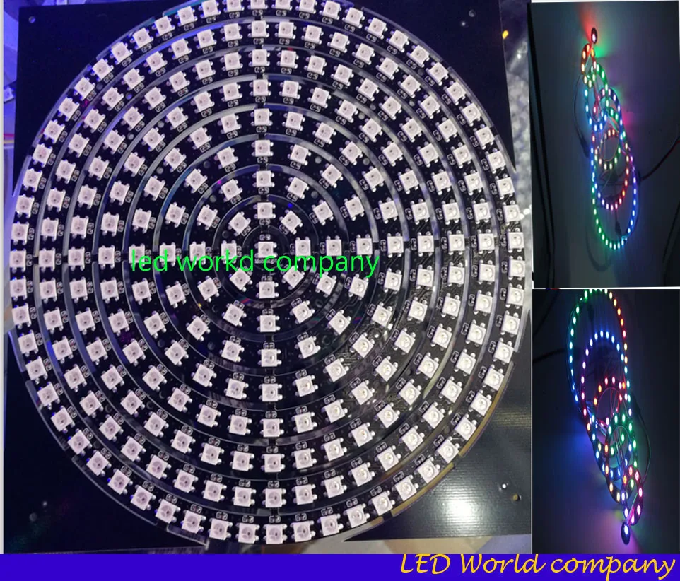WS2812B Modules DIY RGB LED Ring 37 To 241 Pixels Modules SK6812