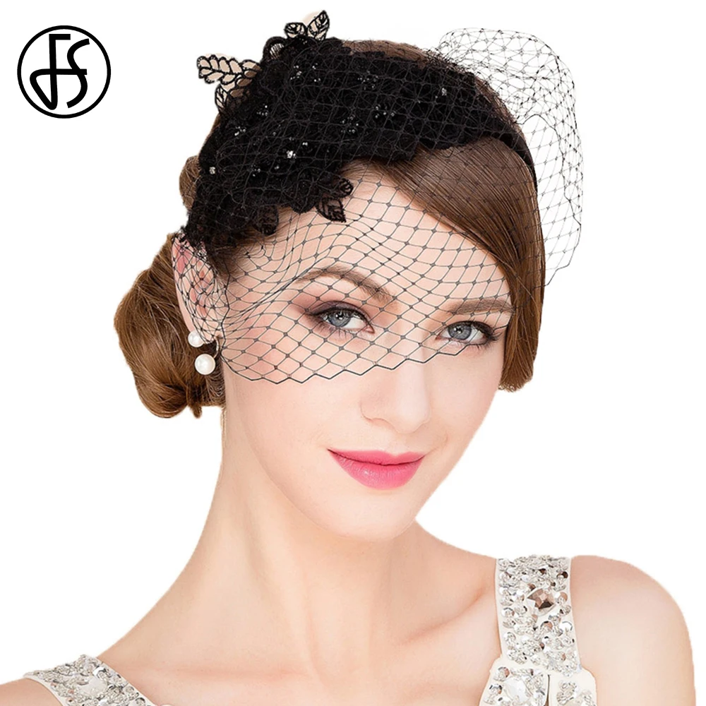FS Vintage Ladies Fascinators Pillbox 