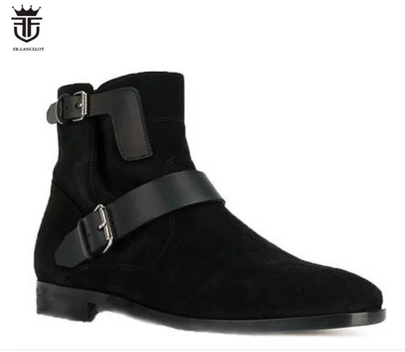 arrival men booties buckle strap 